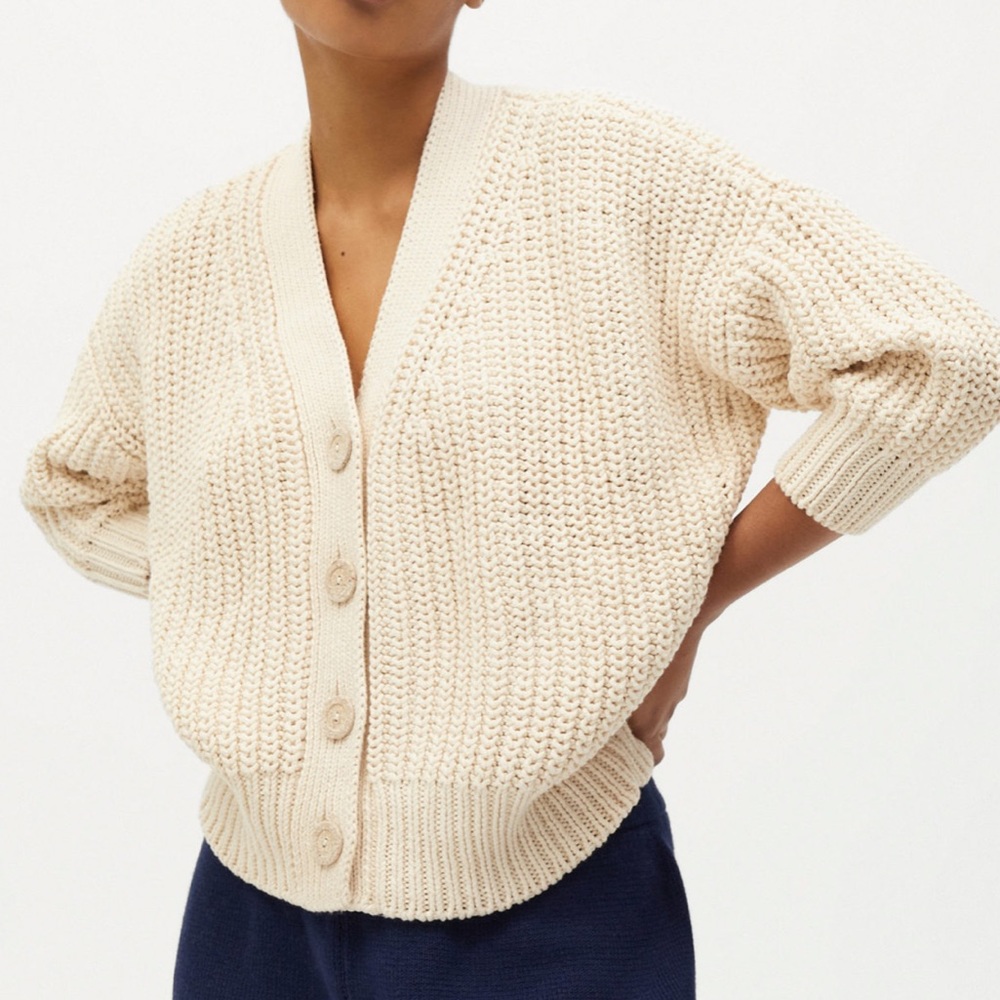 Babaa Cardigan No18 Natural | OS